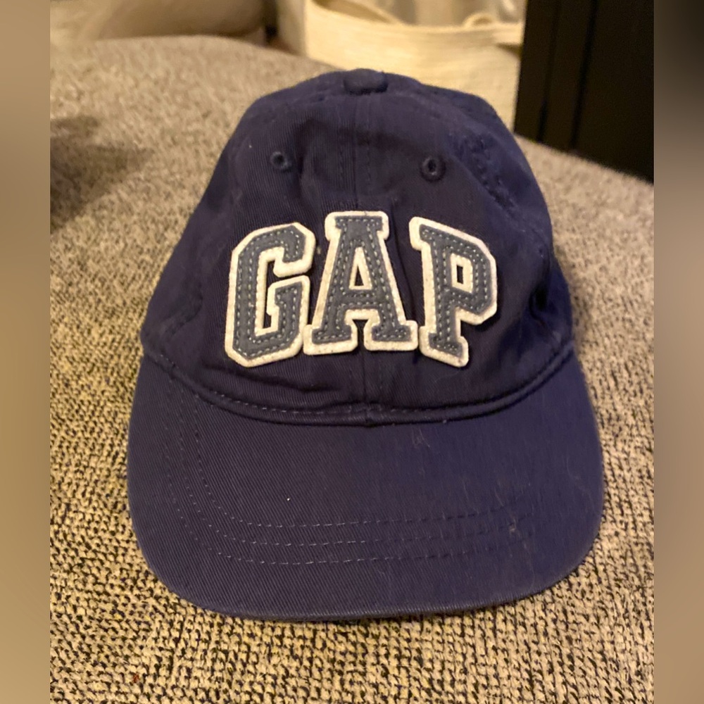 GAP Y2K Dark Blue Embroidered Logo Cap